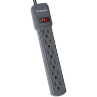 Kensington K38214NA 4' Gray 6-Outlet Power Strip