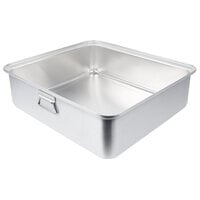 Vollrath 68365 Wear-Ever 42.5 Qt. Aluminum Roasting Pan with Handles - 22 1/8" x 20 1/8" x 6 9/16"