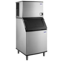 Manitowoc IYT0750A Indigo NXT 30 inch Air Cooled Half Dice Ice Machine / Storage Bin - 208-230V, 715 lb.