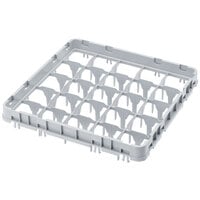 Cambro 49E1151 Soft Gray 49 Compartment Full Size Full Drop Camrack Extender - 19 5/8 inch x 19 5/8 inch x 2 inch