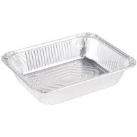 Western Plastics Half Size Heavy-Duty Foil Steam Table Pan 2 9/16" Deep - 100/Case