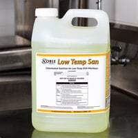 Noble Chemical 2.5 Gallon / 320 oz. Low Temp San Dish Washing Machine Sanitizer - 2/Case