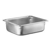 Vollrath 30242 Super Pan V® 1/2 Size 4" Deep Anti-Jam Stainless Steel Steam Table / Hotel Pan - 22 Gauge