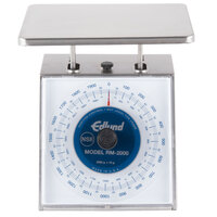 Edlund RM-2000 Four Star Series 2000 g Metric Portion Scale with 7 3/4 inch x 7 1/2 inch Platform