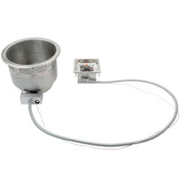 APW Wyott CH-11D 11 Qt. Round Drop In Soup Well with Immersible Element and Drain