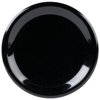 Carlisle 3300403 Sierrus 9 inch Black Narrow Rim Melamine Plate - 24/Case