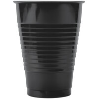 Creative Converting 28134071 12 oz. Black Velvet Plastic Cup - 240/Case