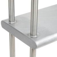 Eagle Group DOS-HT4 Stainless Steel Double Overshelf - 10 inch x 63 inch