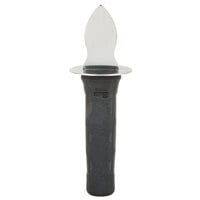 Victorinox 7.6399.1 2" Stainless Steel Frenchman Style Oyster Knife with Black Polypropylene Handle