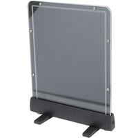 Aarco LF-2 Compact Ultra Lite Lighted Write-On Markerboard - 9 inch x 12 inch