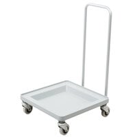 Cambro CDR2020H Soft Gray Camdolly Dish / Glass Rack Dolly with Handle
