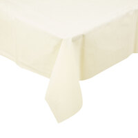 Hoffmaster 210434 82 inch x 82 inch Linen-Like Ecru / Ivory Table Cover - 12/Case