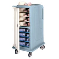 Cambro MDC1520T16401 Slate Blue 2 Compartment Meal Delivery Cart 16 Tray