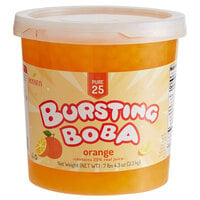Bossen 7.26 lb. Pure25 Orange Bursting Boba - 4/Case