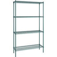 Zoo Green Epoxy Wire Shelf 30 Inch x 60 Inch Also perfect for Commercial Home Use at Your own Garage Animal shelter. Hotel Kitchen 
