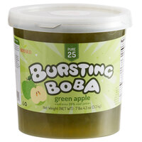 Bossen 7.26 lb. Pure25 Green Apple Bursting Boba - 4/Case
