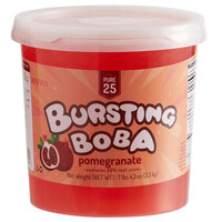 Bossen 7.26 lb. Pure25 Pomegranate Bursting Boba - 4/Case