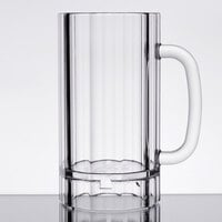 GET 00087-PC-CL 20 oz. Plastic Beer Mug - 12/Case