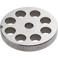 #12 Stainless Steel Flat Grinder Plate - 1/2"