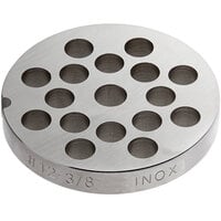 #12 Stainless Steel Flat Grinder Plate - 3/8"