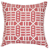 Astella TP18-FA55 Pacifica Roland Red Accent Throw Pillow