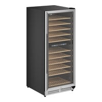 AvaValley WRC-128-DZ Dual Temperature Full Glass Door Commercial Wine Cooler