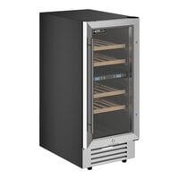 AvaValley WRC-32-DZ Dual Temperature Full Glass Door Commercial Wine Cooler