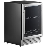 AvaValley BRC-84-SZ Single Section Full Glass Door Beverage Refrigerator