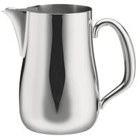 Walco CX522GB Satin Soprano 70 oz. Brushed Stainless Steel Pitcher with Ice Guard