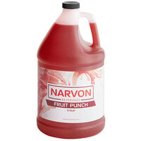 Narvon 1 Gallon Fruit Punch Beverage 5:1 Concentrate - 4/Case