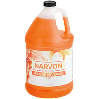 Narvon Orange Beverage / Soda 5:1 Concentrate 1 Gallon - 4/Case