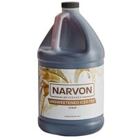 Narvon 1 Gallon Unsweetened Iced Tea 5:1 Concentrate - 4/Case