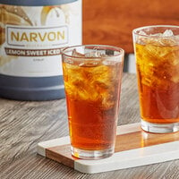 Narvon 1 Gallon Lemon Sweet Iced Tea Beverage 5:1 Concentrate - 4/Case