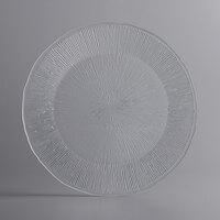 The Jay Companies 1470459 13 inch Fusion Clear Glass Charger Plate