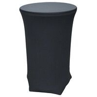 Snap Drape BS2843014 28" x 43" Cocktail Table-in-a-Snap Black Replacement Cover