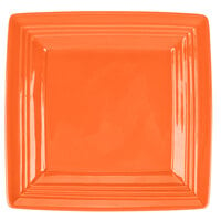Tuxton CPH-0845 Concentrix 8 1/2" Papaya Square China Plate   - 12/Case