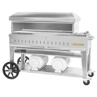 Crown Verity PZ-48-CB Liquid Propane 48" x 16" Club Series Outdoor Pizza Oven - 55,000 BTU