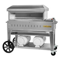 Crown Verity PZ-36-CB Liquid Propane 36" x 16" Club Series Outdoor Pizza Oven - 42,500 BTU