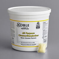 Noble Chemical QuikPacks 0.5 oz. All Purpose Cleaner/Deodorizer Packs 90 Count Tub - 2/Case