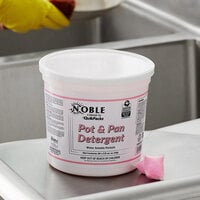 Noble Chemical QuikPacks 0.5 oz. Pot & Pan Detergent Packs 90 Count Tub - 2/Case