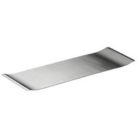 Vollrath 59790 11 3/4" x 4" Rectangular Satin Finish Stainless Steel Appetizer Tray / Serving Tray