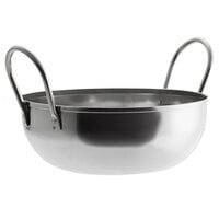 Vollrath 59746 31 oz. Deep Stainless Steel Balti Dish - 6 inch x 2 1/4 inch
