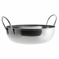 Vollrath 59751 40 oz. Shallow Stainless Steel Balti Dish - 7 inch x 2 1/2 inch