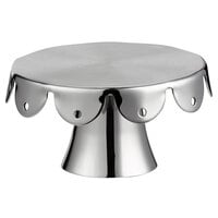 Vollrath 59797 Mini 4 inch Round Stainless Steel Serving Stand / Cupcake Stand