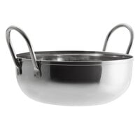 Vollrath 59745 20 oz. Deep Stainless Steel Balti Dish - 5 1/4" x 2"