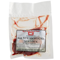 Warrington Farm Meats 4 oz. Fresh Sirloin Steak - 40/Case