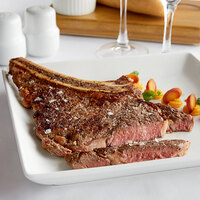 Warrington Farm Meats 16 oz. Fresh Bone-In Ribeye Steak - 10/Case