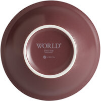 World Tableware ENG-5-M Englewood 6 oz. Matte Mulberry Porcelain Fruit Bowl - 36/Case