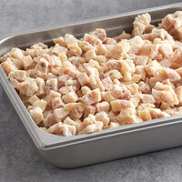 Brakebush Chik'N'Zips 1/2 inch Diced Fully Cooked Chicken Breast and Thigh Meat 5 lb. Bag- 2/Case - 2/Case