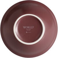 World Tableware ENG-10-M Englewood 15 oz. Matte Mulberry Porcelain Cereal / Soup Bowl - 36/Case
